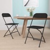 image:imageFlash Furniture Hercules Series Plastic Folding Chair Brown  10 Pack 650LB Weight Capacity Comfortable Event ChairLightweight Folding ChairBlack