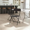 image:imageFlash Furniture Hercules Series Plastic Folding Chair Brown  10 Pack 650LB Weight Capacity Comfortable Event ChairLightweight Folding ChairBlack