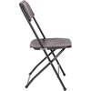 image:imageFlash Furniture Hercules Series Plastic Folding Chair Brown  10 Pack 650LB Weight Capacity Comfortable Event ChairLightweight Folding ChairBlack