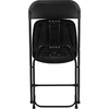 image:imageFlash Furniture Hercules Series Plastic Folding Chair Brown  10 Pack 650LB Weight Capacity Comfortable Event ChairLightweight Folding ChairBlack