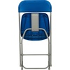 image:imageFlash Furniture Hercules Series Plastic Folding Chair Brown  10 Pack 650LB Weight Capacity Comfortable Event ChairLightweight Folding ChairBlue