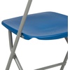 image:imageFlash Furniture Hercules Series Plastic Folding Chair Brown  10 Pack 650LB Weight Capacity Comfortable Event ChairLightweight Folding ChairBlue
