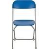 image:imageFlash Furniture Hercules Series Plastic Folding Chair Brown  10 Pack 650LB Weight Capacity Comfortable Event ChairLightweight Folding ChairBlue