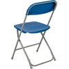 image:imageFlash Furniture Hercules Series Plastic Folding Chair Brown  10 Pack 650LB Weight Capacity Comfortable Event ChairLightweight Folding ChairBlue