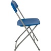 image:imageFlash Furniture Hercules Series Plastic Folding Chair Brown  10 Pack 650LB Weight Capacity Comfortable Event ChairLightweight Folding ChairBlue