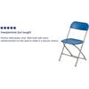 image:imageFlash Furniture Hercules Series Plastic Folding Chair Brown  10 Pack 650LB Weight Capacity Comfortable Event ChairLightweight Folding ChairBlue