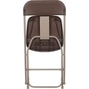image:imageFlash Furniture Hercules Series Plastic Folding Chair Brown  10 Pack 650LB Weight Capacity Comfortable Event ChairLightweight Folding ChairBrown