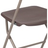image:imageFlash Furniture Hercules Series Plastic Folding Chair Brown  10 Pack 650LB Weight Capacity Comfortable Event ChairLightweight Folding ChairBrown
