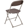 image:imageFlash Furniture Hercules Series Plastic Folding Chair Brown  10 Pack 650LB Weight Capacity Comfortable Event ChairLightweight Folding ChairBrown