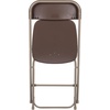 image:imageFlash Furniture Hercules Series Plastic Folding Chair Brown  10 Pack 650LB Weight Capacity Comfortable Event ChairLightweight Folding ChairBrown