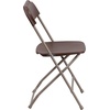 image:imageFlash Furniture Hercules Series Plastic Folding Chair Brown  10 Pack 650LB Weight Capacity Comfortable Event ChairLightweight Folding ChairBrown
