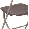 image:imageFlash Furniture Hercules Series Plastic Folding Chair Brown  10 Pack 650LB Weight Capacity Comfortable Event ChairLightweight Folding ChairBrown