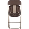 image:imageFlash Furniture Hercules Series Plastic Folding Chair Brown  10 Pack 650LB Weight Capacity Comfortable Event ChairLightweight Folding ChairBrown