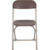 image:imageFlash Furniture Hercules Series Plastic Folding Chair Brown  10 Pack 650LB Weight Capacity Comfortable Event ChairLightweight Folding ChairBrown