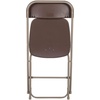 image:imageFlash Furniture Hercules Series Plastic Folding Chair Brown  10 Pack 650LB Weight Capacity Comfortable Event ChairLightweight Folding ChairBrown