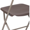 image:imageFlash Furniture Hercules Series Plastic Folding Chair Brown  10 Pack 650LB Weight Capacity Comfortable Event ChairLightweight Folding ChairBrown