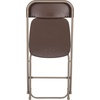 image:imageFlash Furniture Hercules Series Plastic Folding Chair Brown  10 Pack 650LB Weight Capacity Comfortable Event ChairLightweight Folding ChairBrown