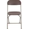 image:imageFlash Furniture Hercules Series Plastic Folding Chair Brown  10 Pack 650LB Weight Capacity Comfortable Event ChairLightweight Folding ChairBrown