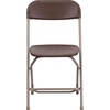 image:imageFlash Furniture Hercules Series Plastic Folding Chair Brown  10 Pack 650LB Weight Capacity Comfortable Event ChairLightweight Folding ChairBrown
