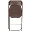 image:imageFlash Furniture Hercules Series Plastic Folding Chair Brown  10 Pack 650LB Weight Capacity Comfortable Event ChairLightweight Folding ChairBrown