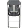 image:imageFlash Furniture Hercules Series Plastic Folding Chair Brown  10 Pack 650LB Weight Capacity Comfortable Event ChairLightweight Folding ChairGrey