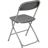 image:imageFlash Furniture Hercules Series Plastic Folding Chair Brown  10 Pack 650LB Weight Capacity Comfortable Event ChairLightweight Folding ChairGrey