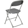 image:imageFlash Furniture Hercules Series Plastic Folding Chair Brown  10 Pack 650LB Weight Capacity Comfortable Event ChairLightweight Folding ChairGrey