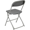 image:imageFlash Furniture Hercules Series Plastic Folding Chair Brown  10 Pack 650LB Weight Capacity Comfortable Event ChairLightweight Folding ChairGrey