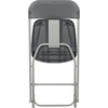 image:imageFlash Furniture Hercules Series Plastic Folding Chair Brown  10 Pack 650LB Weight Capacity Comfortable Event ChairLightweight Folding ChairGrey