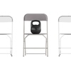 image:imageFlash Furniture Hercules Series Plastic Folding Chair Brown  10 Pack 650LB Weight Capacity Comfortable Event ChairLightweight Folding ChairGrey