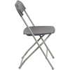 image:imageFlash Furniture Hercules Series Plastic Folding Chair Brown  10 Pack 650LB Weight Capacity Comfortable Event ChairLightweight Folding ChairGrey