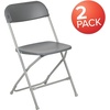 image:imageFlash Furniture Hercules Series Plastic Folding Chair Brown  10 Pack 650LB Weight Capacity Comfortable Event ChairLightweight Folding ChairGrey