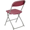 image:imageFlash Furniture Hercules Series Plastic Folding Chair Brown  10 Pack 650LB Weight Capacity Comfortable Event ChairLightweight Folding ChairRed