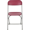 image:imageFlash Furniture Hercules Series Plastic Folding Chair Brown  10 Pack 650LB Weight Capacity Comfortable Event ChairLightweight Folding ChairRed