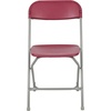image:imageFlash Furniture Hercules Series Plastic Folding Chair Brown  10 Pack 650LB Weight Capacity Comfortable Event ChairLightweight Folding ChairRed