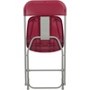 image:imageFlash Furniture Hercules Series Plastic Folding Chair Brown  10 Pack 650LB Weight Capacity Comfortable Event ChairLightweight Folding ChairRed