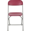 image:imageFlash Furniture Hercules Series Plastic Folding Chair Brown  10 Pack 650LB Weight Capacity Comfortable Event ChairLightweight Folding ChairRed