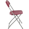 image:imageFlash Furniture Hercules Series Plastic Folding Chair Brown  10 Pack 650LB Weight Capacity Comfortable Event ChairLightweight Folding ChairRed