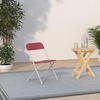 image:imageFlash Furniture Hercules Series Plastic Folding Chair Brown  10 Pack 650LB Weight Capacity Comfortable Event ChairLightweight Folding ChairRed