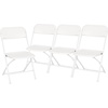 image:imageFlash Furniture Hercules Series Plastic Folding Chair Brown  10 Pack 650LB Weight Capacity Comfortable Event ChairLightweight Folding ChairWhite