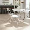 image:imageFlash Furniture Hercules Series Plastic Folding Chair Brown  10 Pack 650LB Weight Capacity Comfortable Event ChairLightweight Folding ChairWhite