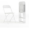 image:imageFlash Furniture Hercules Series Plastic Folding Chair Brown  10 Pack 650LB Weight Capacity Comfortable Event ChairLightweight Folding ChairWhite