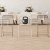 image:imageFlash Furniture Hercules Series Plastic Folding Chair Brown  10 Pack 650LB Weight Capacity Comfortable Event ChairLightweight Folding ChairWhite