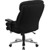 image:imageFlash Furniture Hercules Series Swivel Office Chair with Extra Wide Seat Ergonomic HighBack Executive Chair with Padded Seat and Arms BlackBlack Fabric