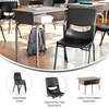 image:imageFlash Furniture Hercules Student Desk with Open Front Metal Book Box Desktop and Frame and HeavyDuty Flex Comfort Classroom Stack Set of 1 Natural TopBlack ChairGray Granite TopBlack Chair