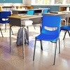 image:imageFlash Furniture Hercules Student Desk with Open Front Metal Book Box Desktop and Frame and HeavyDuty Flex Comfort Classroom Stack Set of 1 Natural TopBlack ChairMaple TopNavy Chair