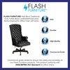 image:imageFlash Furniture High Back Traditional Fully Tufted Black LeatherSoft Executive Swivel Ergonomic Office Chair with ArmsBlack