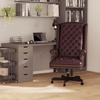 image:imageFlash Furniture High Back Traditional Fully Tufted Black LeatherSoft Executive Swivel Ergonomic Office Chair with ArmsBurgundy