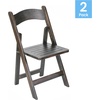 image:imageFlash Furniture Holden Commercial Solid Wood Dining Chair Foldable Design Solid Beechwood Frame Curved Back Mortise and Tenon Construction OakEarly American Wood