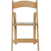 image:imageFlash Furniture Holden Commercial Solid Wood Dining Chair Foldable Design Solid Beechwood Frame Curved Back Mortise and Tenon Construction OakOak